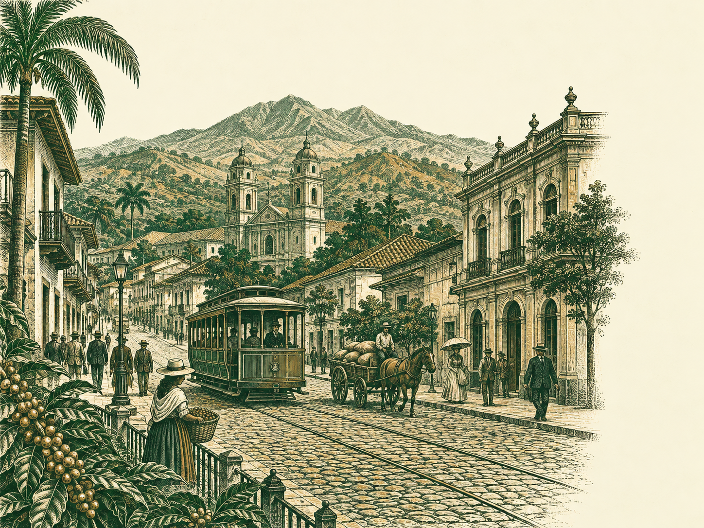 Paisaje antiguo de San José